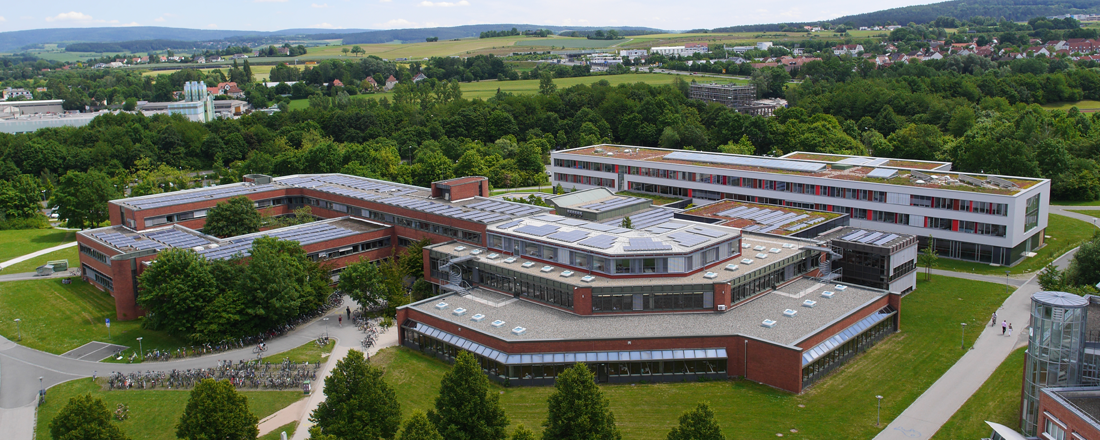 Luftaufnahme Universität Bayreuth Gebäude-RW
